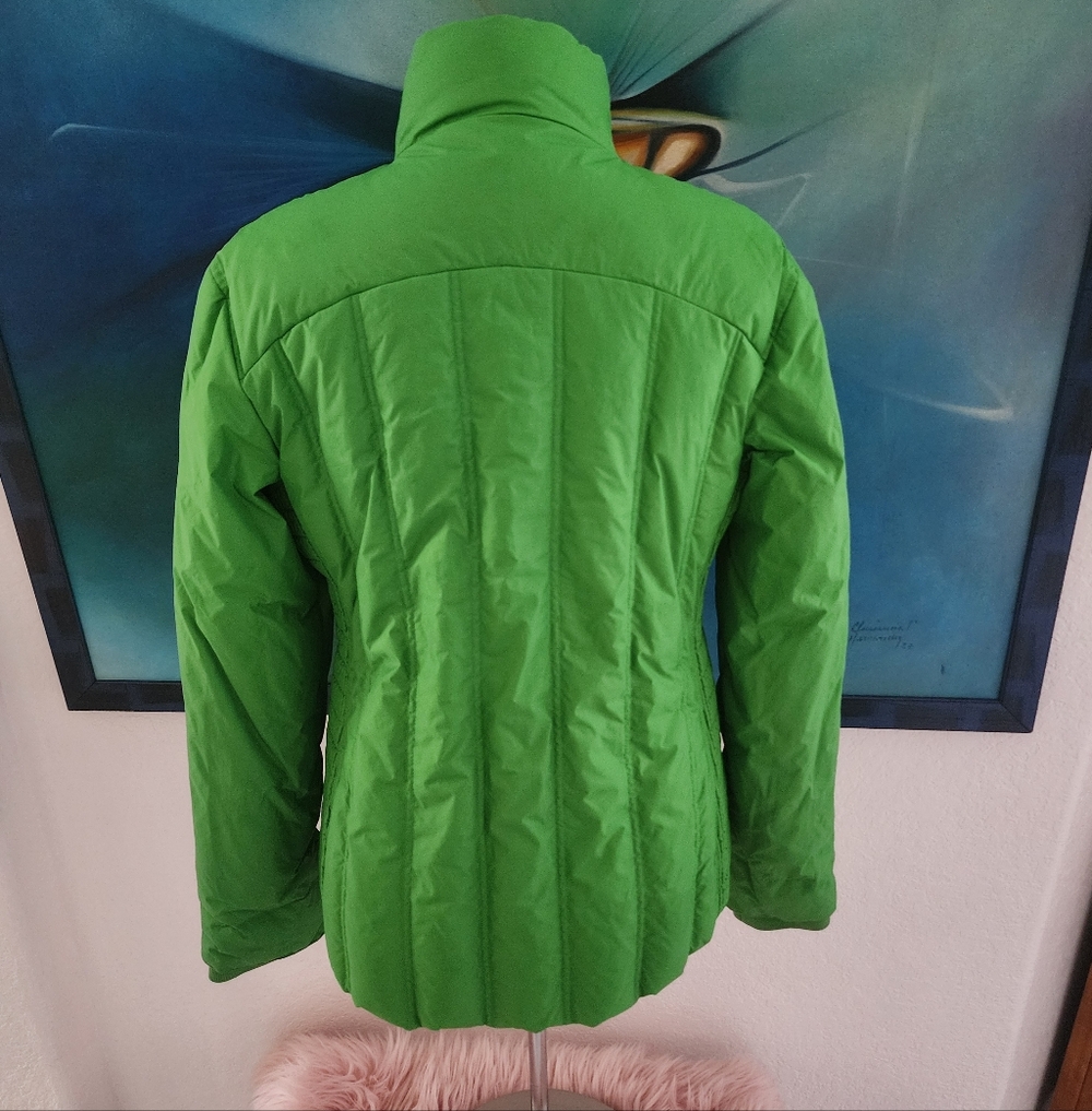Lacoste | Vibrant Green Women's Jacket View 2